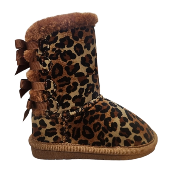 Toddler Leopard Boots - Picture 1 of 1